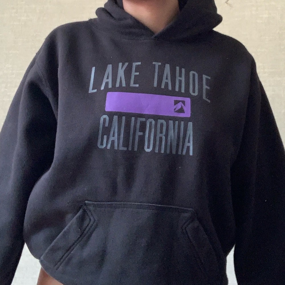 Lake Tahoe black hoodie